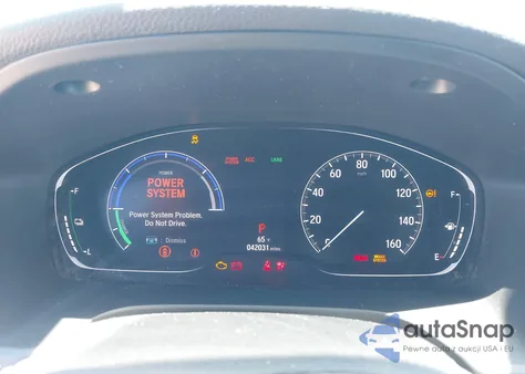 2020 Honda Insight Touring z USA, uszkodzony, nr VIN 19XZE4F99LE010043